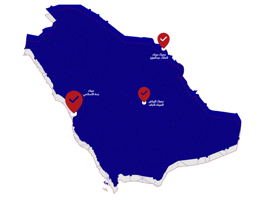 خريطة السعودية